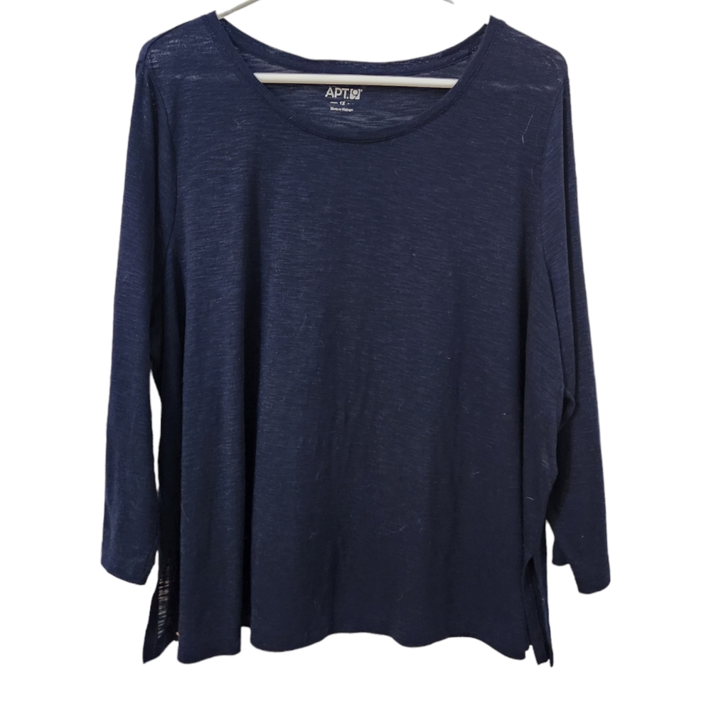 Long Sleeve ATP.9 Navy Blue T-shirt